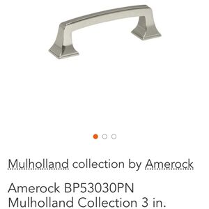Pair Amerock BP53030 Mulholland 3" Center To Center Handle Cabinet Pull 2 Pack